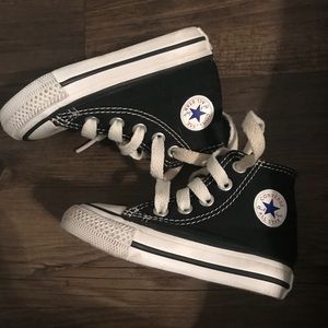 Black TODDLER HIGH TOP CONVERSE